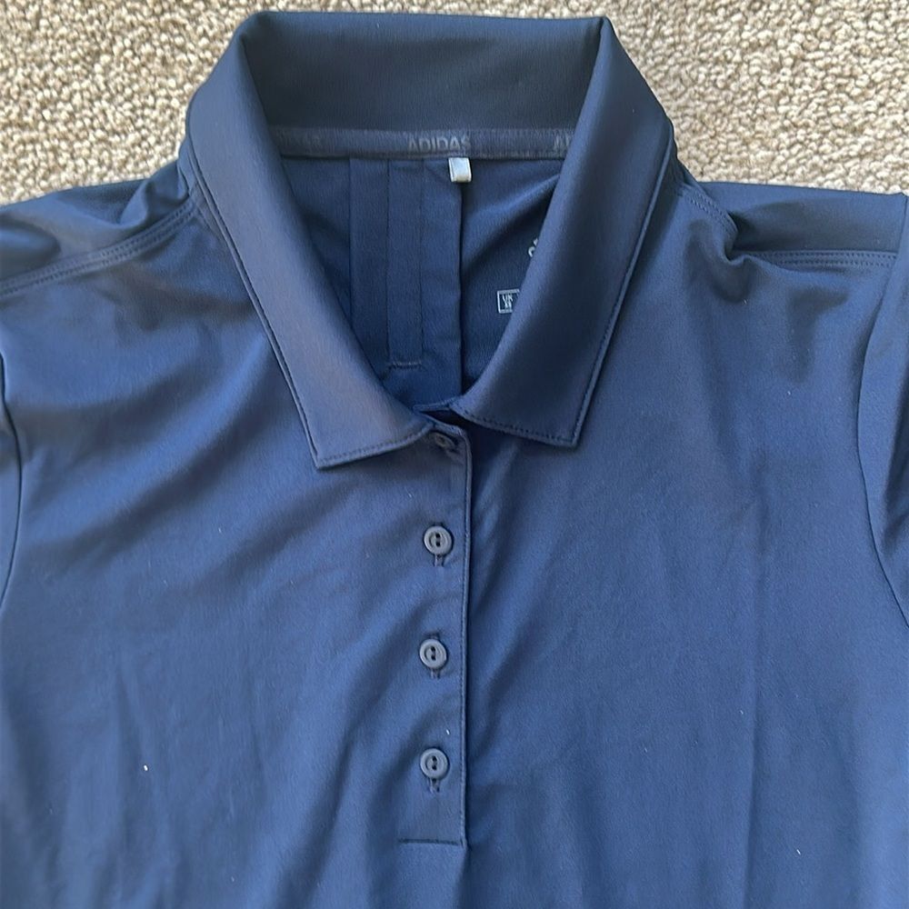 Adidas Primegreen Solid Performance Polo Shirt! - image 6